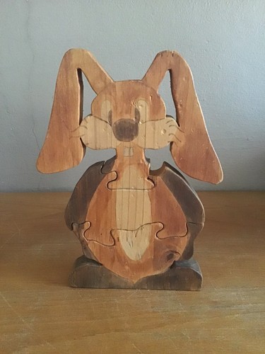 Puzzle bois lapin 3 cm - puzzle, h