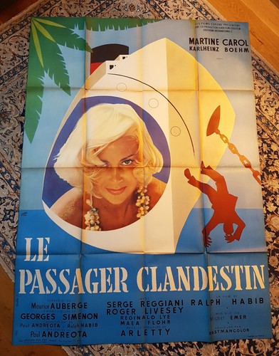 Affiche 1958 passager - affiche, le