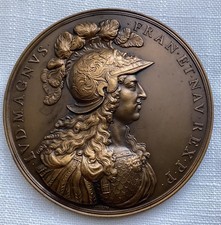 Médaille Bronze louis XIV