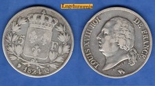 5 Francs Louis XVIII 1824 Q