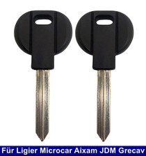 2x Clé Auto Ébauche Sans