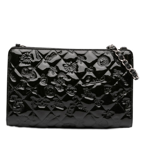 Chanel embossé cuir verni - embossé,