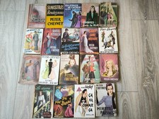 RARE Lot complet 19 Romans policiers  avec jaquettes PETER CHEYNEY