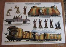 PLANCHE SOLDATS A DECOUPER ARMEE POPULAIRE REPUBLICAINE - TRAINS BLINDES