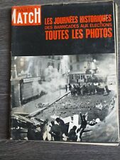 Paris Match n°998 - du 22 juin 1968 -  mai 1968 - journée historique barricades