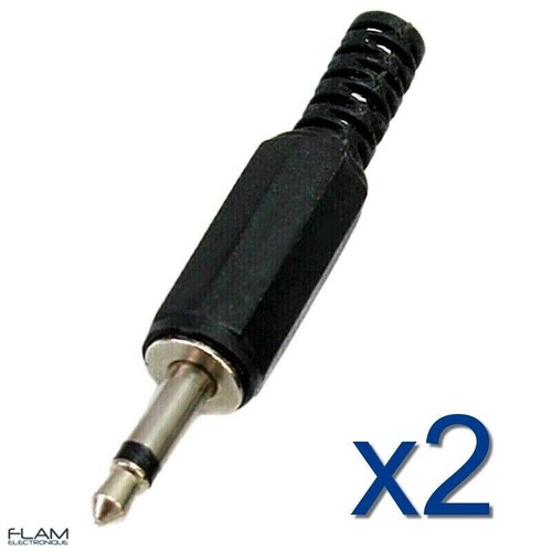 Connecteur prise audio mono - 2x,
