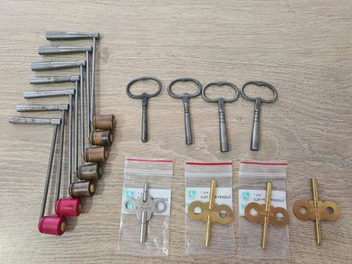 Lot clé pendules - clé,