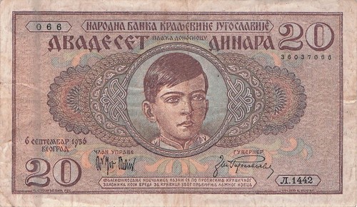 Billet banque banknote - de,