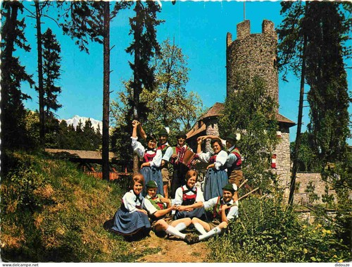 Carte postale folklore - carte,