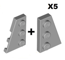 Lego ® Lot 10 Plaque 2 X 3