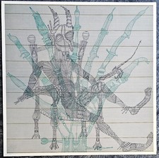 Joan Ponc The Master's Chaise Main Signée Lithographie Espagnol Diabolica