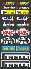 FE KIT SPONSOR MOTO GP SBK HONDA YAMAHA DUCATI SUZUKI BMW APRILIA Sticker decal