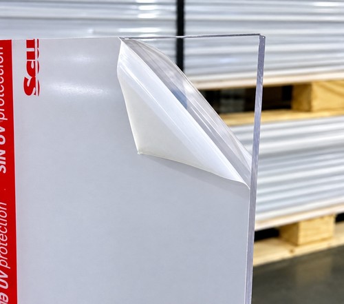 Clear polycarbonate sheet
