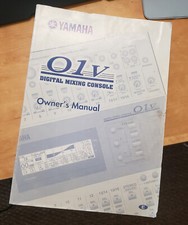 Yamaha 01v mixing console owner's manual