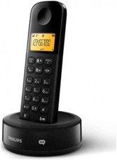 Philips Schnurloses Telefon D1651B/01 DECT Telefon Haustelefon Festnetzanschluss