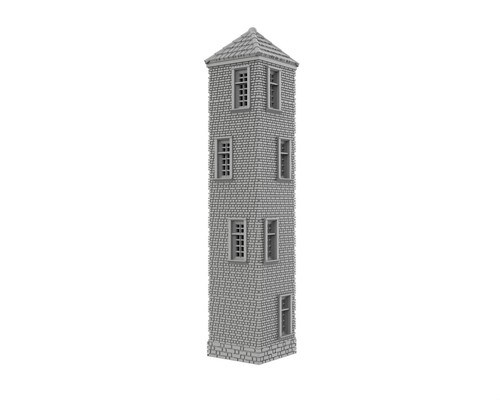 Hougoumont tower 3d printed - -,