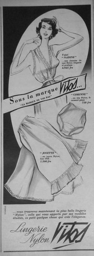 Publicité 1954 vitos bas - publicitÉ,