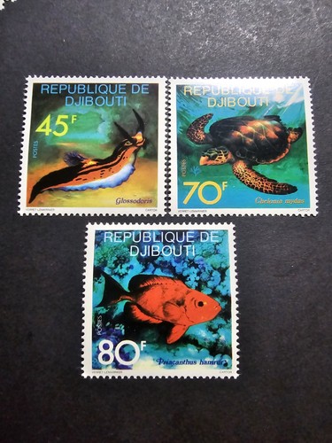 Timbre djibouti faune poissons - djibouti,
