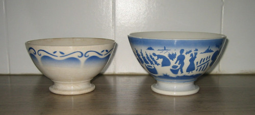 Lot ancien bol faience - lot,