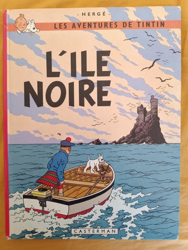 Tintin île noire hergé - l’Île,