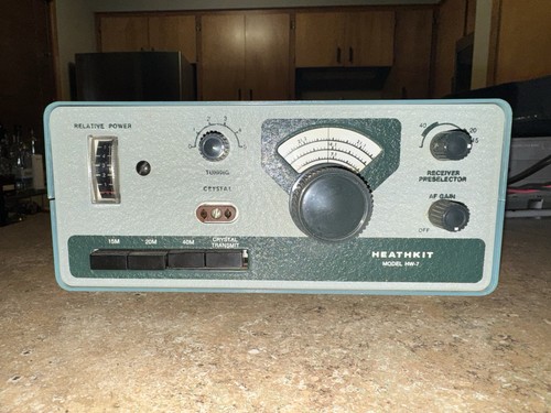 Heathkit qrp ham radio - hw-7,