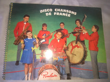 ANCIEN LIVRE ALBUM IMAGE CHOCOLAT POULAIN 1960 DISCO CHANSONS FRANCE COMPLET