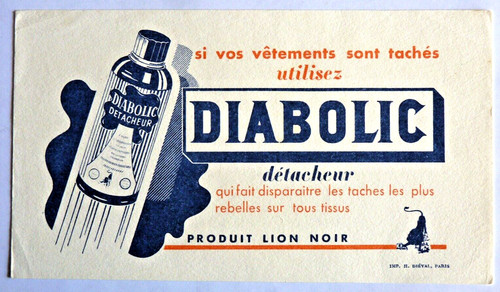 Buvard diabolic détacheur - -,