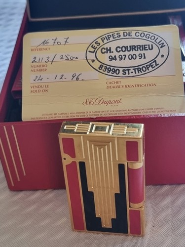 Briquet dupont vintage art - vintage,