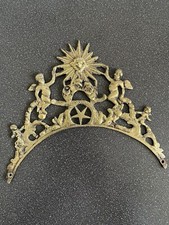 Devant De Pendule CoQ , Comtoise  En Bronze