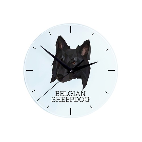 Chiens berger belge horloge - de,