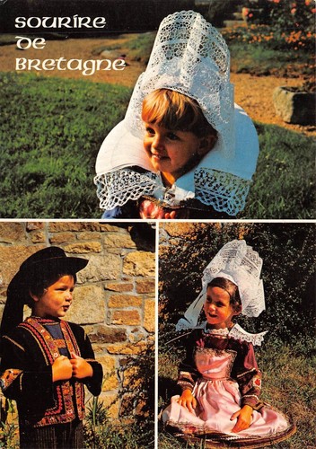 Cpm folklore bretagne - de,