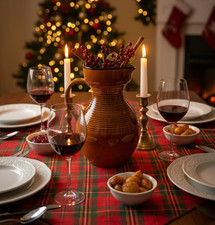 Carafe en Grès Émaillé Vintage – Pichet/Vase de Potier Rustique