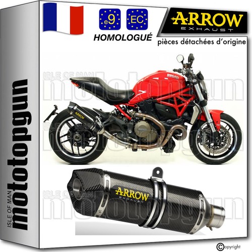Arrow pot echappement - pot, approuve