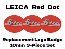 Lot de 3 badges logo Leica