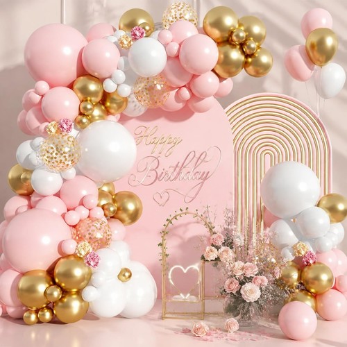 Arche 105 ballons rose gold - or,
