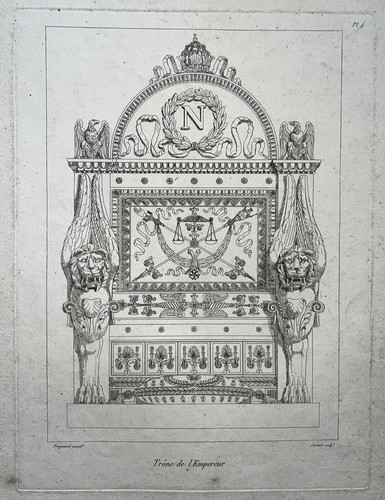 Trone empereur decorations - trone,