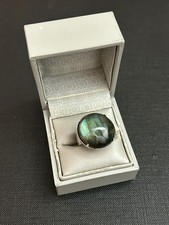 Bague en argent massif avec