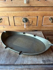 Superbe cendrier de table en Bronze , Petrolini, tortue pirate. Très lourd.