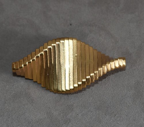 Broche métal doré claude - broche,