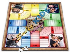 Parques, juego de mesa, Parchis, Parques fotos modificables 4 puestos Magnético