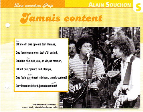 Souchon fiche plaisir de - souchon,