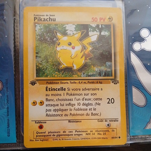 Carte pokémon pikachu - carte, –