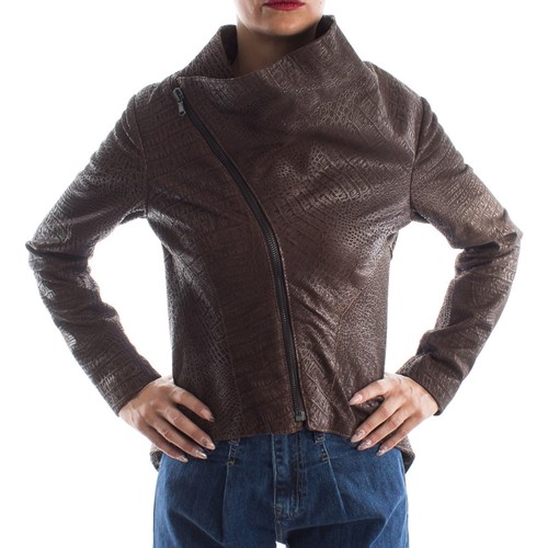 Veste asymétrique cuir de - asymétrique,