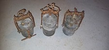LOT DE TROIS LAMPES DE MINEUR