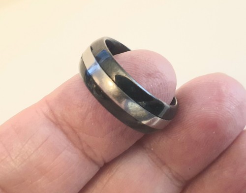 Bague anneau en acier - bague,