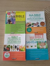 Lot De 4 Ma Bible huiles Essentielles, Santé Mainceur , Anti-cholestérol, Végé
