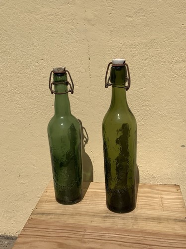 Bouteilles anciennes verre - 2,