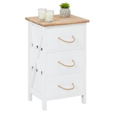 Table de chevet nuit 3 tiroirs