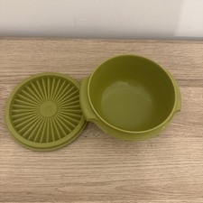 Tupperware Vintage Boîte Soleil années 70 Vert Kaki 