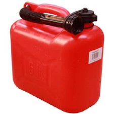 Jerrican plastique rouge Norme